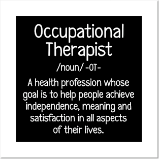 Occupational Therapy Definition Posters and Art